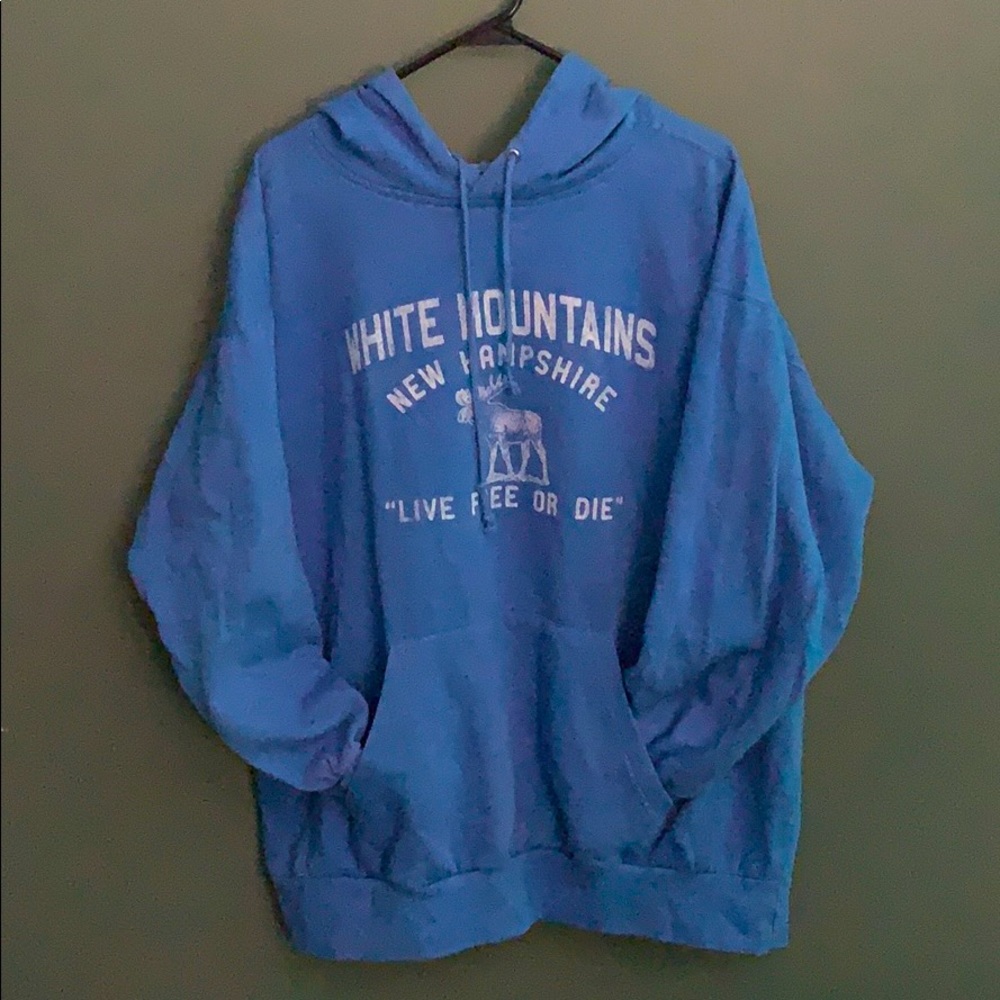New Hampshire Blue Hoodie MV Sport